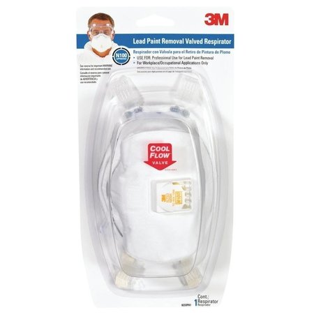 3M TEKK Protection Disposable Valved Respirator, N100 Filter Class, White 8233PA1-A/R-8833